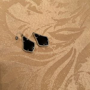 Black (gold trim) Kendra Scott earrings. Excellent condition.